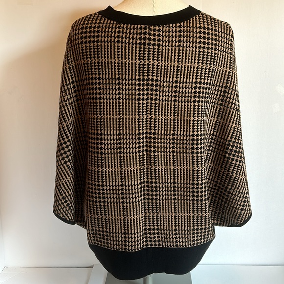 Jones New York Collection Houndstooth Button-Up Women's Caplet Sweater Size 3X - Picture 4 of 10